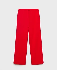 Mango Women's Drawstring Straight Pants