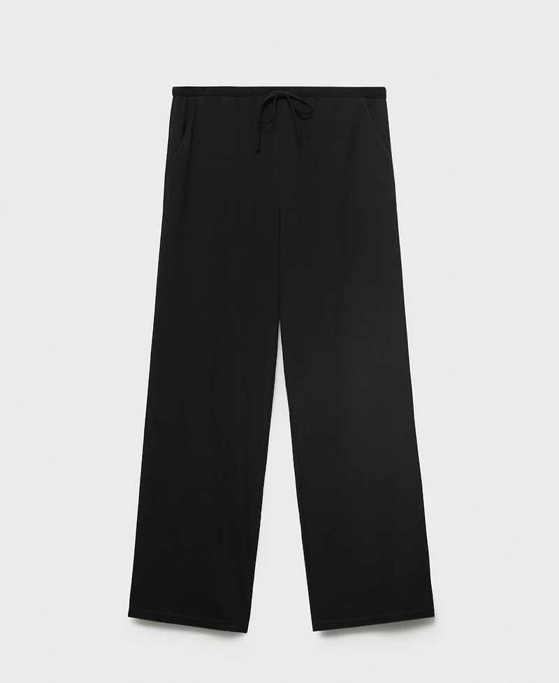 Mango Women's Drawstring Straight Pants
