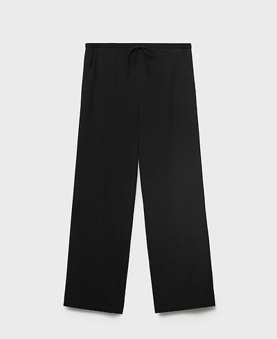 Mango Women's Drawstring Straight Pants