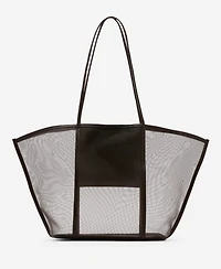 Mango Women's Semi-Transparent Shopper Bag