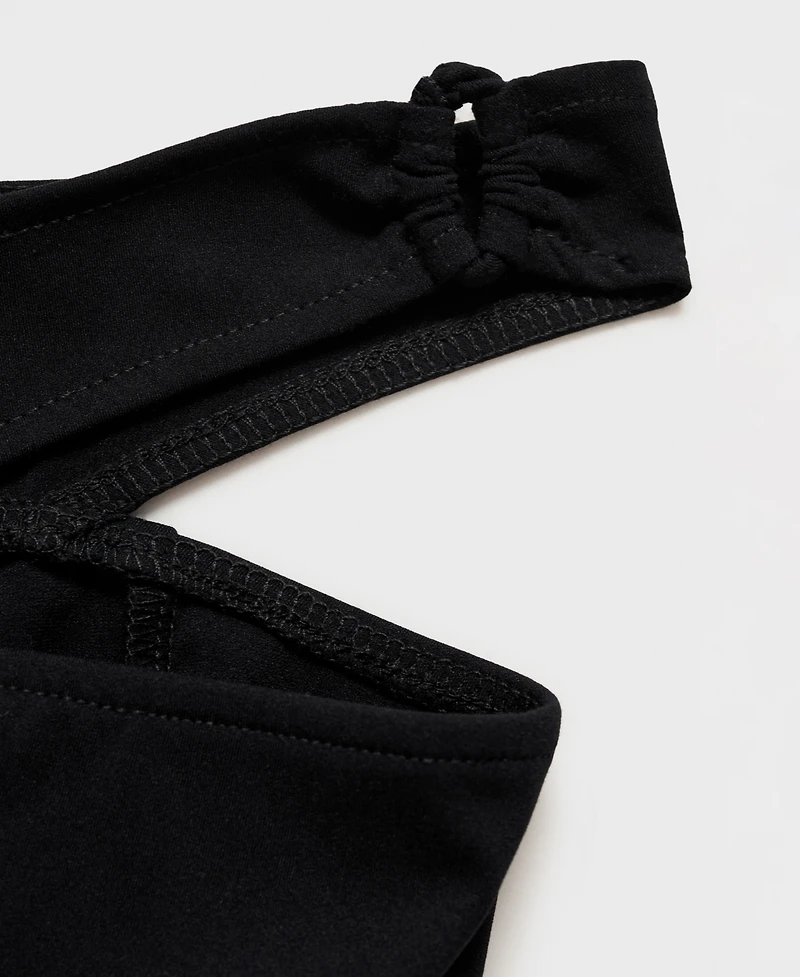 Mango Women's Cut-Out Waist Leggings