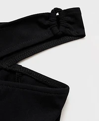 Mango Women's Cut-Out Waist Leggings