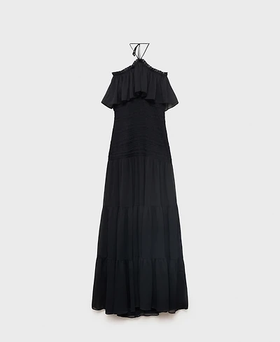 Mango Women's Ruffled Maxi Dress