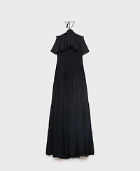 Mango Women's Ruffled Maxi Dress
