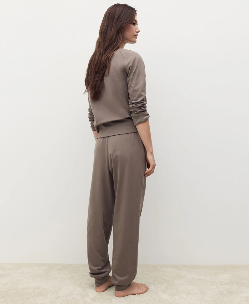 Mango Women's Soft Finish Jogger Pants