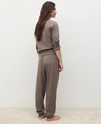 Mango Women's Soft Finish Jogger Pants