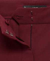 Mango Women's Straight Mid-Rise Pants