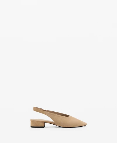 Mango Women's Suede Heeled Shoes