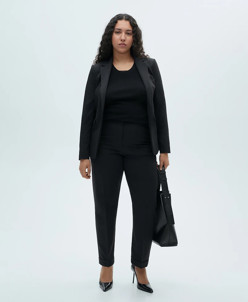 Mango Women's Straight Suit Pants
