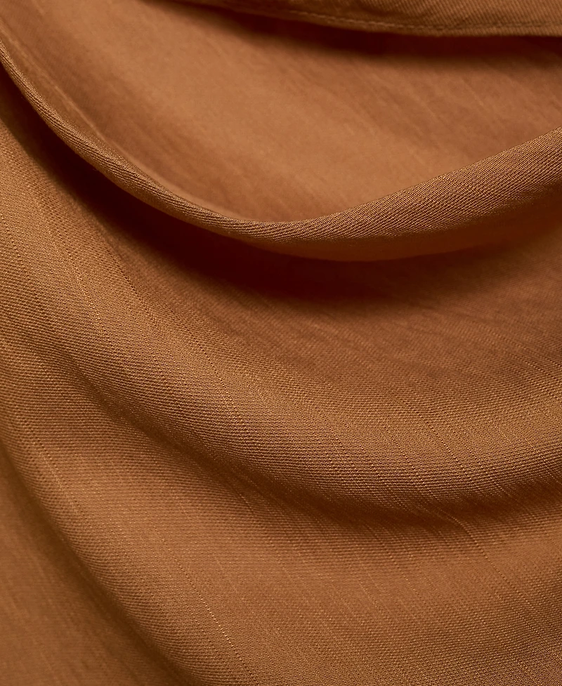 Mango Women's Asymmetric Draped Gown
