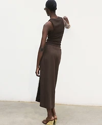 Mango Women's Linen Sarong Skirt
