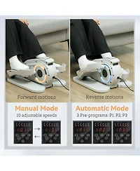Soozier Under Desk Elliptical Machine with Remote Control, 10 Speeds
