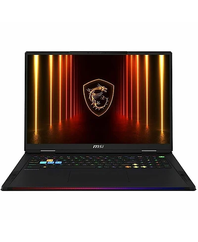 Msi Raider 18 Hx Ai A2XWIG-014US 18" Uhd+ 120Hz Gaming Laptop, Intel Core Ultra 9-285HX 2.8GHz, 64GB Ram, 4TB Ssd, Nvidia GeForce Rtx 5080 16GB, Windo