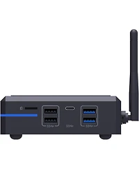 Azulle Byte Mini Desktop Computer, Intel Celeron N4500 1.1GHz, 4GB Ram, 64GB eMMC, Windows 11 Pro, Black