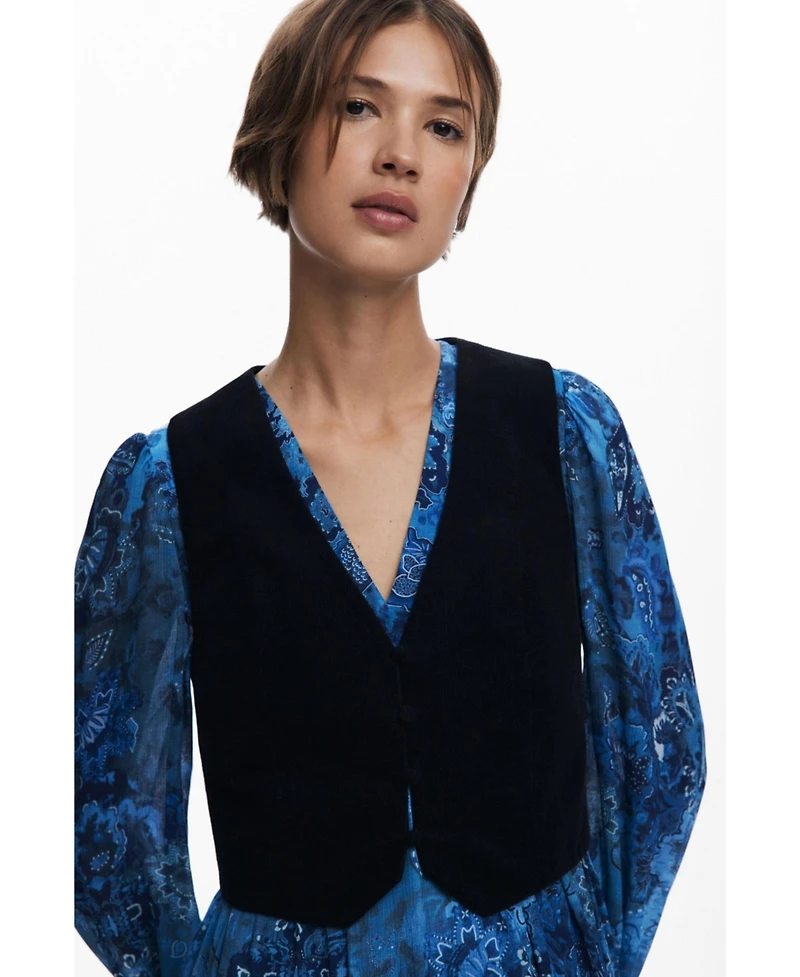 Desigual Women's 2-in-1 vest dress