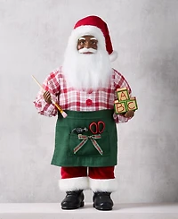 Holiday Lane Heritage African-American Artist Santa, Macy's Exclusive