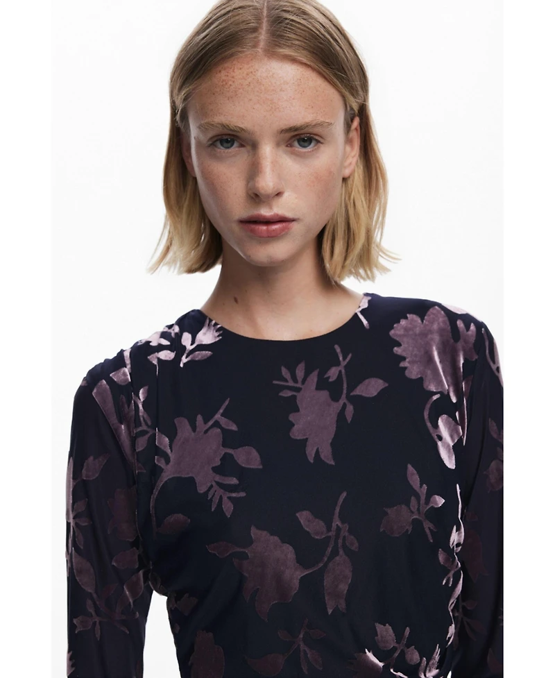 Desigual Women's Ruched mini dress
