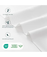LuxClub 4-Pc Rayon from Bamboo Sheet Set – Cooling & Soft Luxury