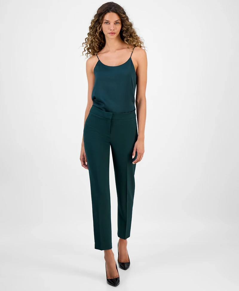 Bar Iii Women's Bi-Stretch Straight-Leg Dress Pants, Created for Macy's