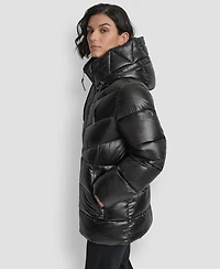 Dkny Women's Shine Hooded Puffer Coat