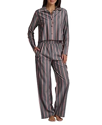 Tommy Hilfiger Women's Long Sleeve Top and High-Waist Pant Set