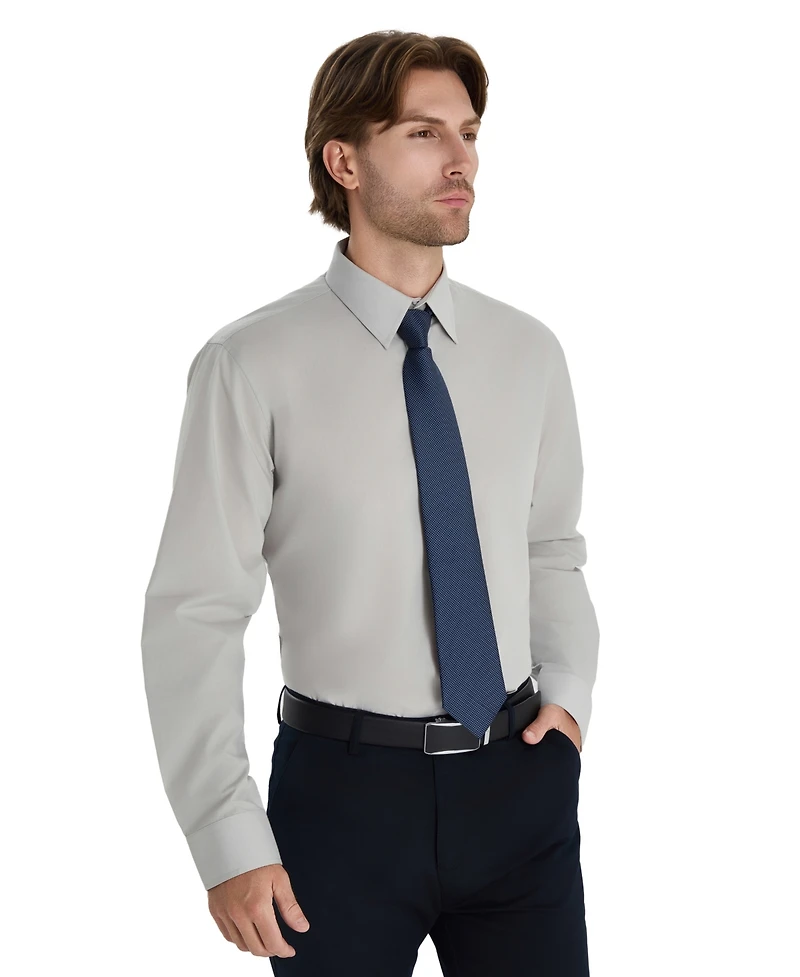 Club Room Men's Promo Regular Fit Solid Dress Shirt, Macy's Exclusive