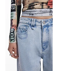 Desigual Women's Jeans with buttons