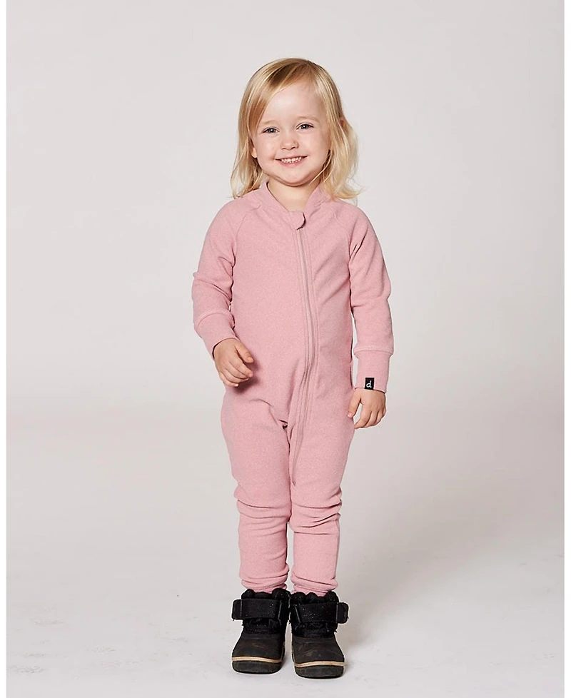 Deux par Girl One-Piece Thermal Underwear Dusty Pink