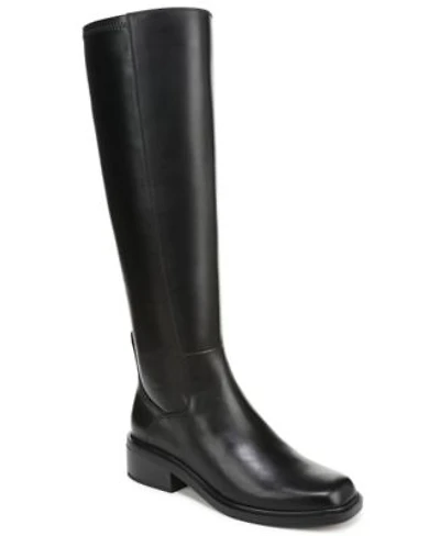 Franco Sarto Womens Gisella Square Toe Zip Tall Boots Regular Wide Calf