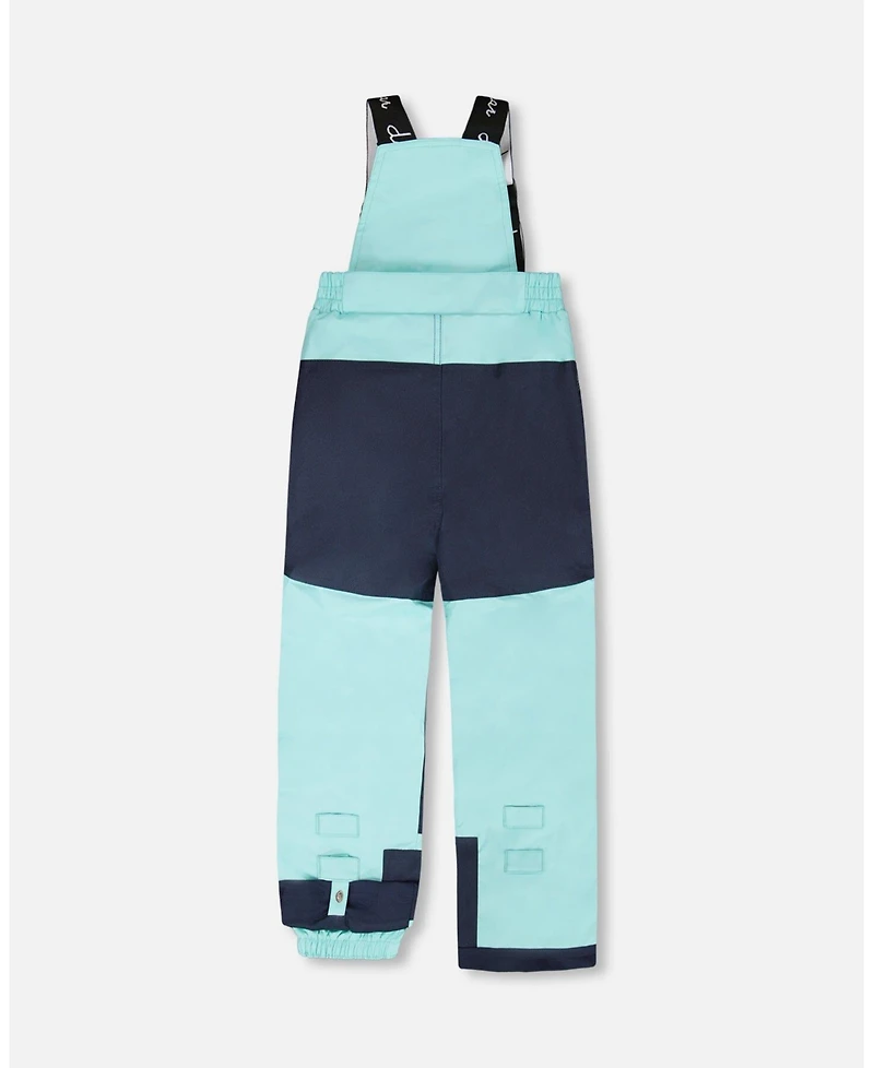 Deux par Girl Two-Piece Play Snowsuit Turquoise Blue - Toddler|Child