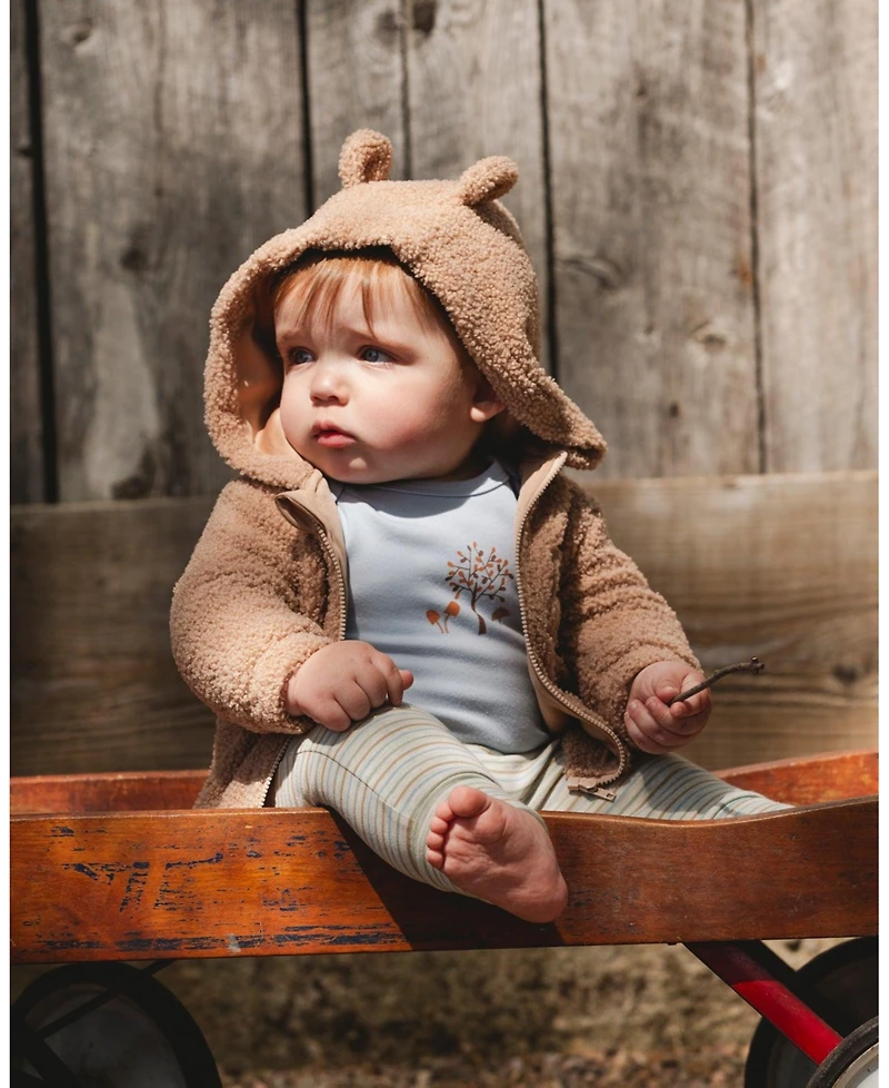 Deux par Baby Boys Cotton Onesie Light Blue