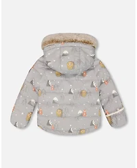 Deux par Baby Boy Two-Piece Snug Snowsuit Gray - Baby|Toddler