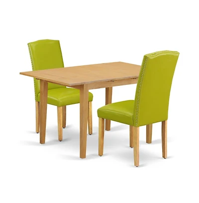 East West Furniture Dining Room Set Oak