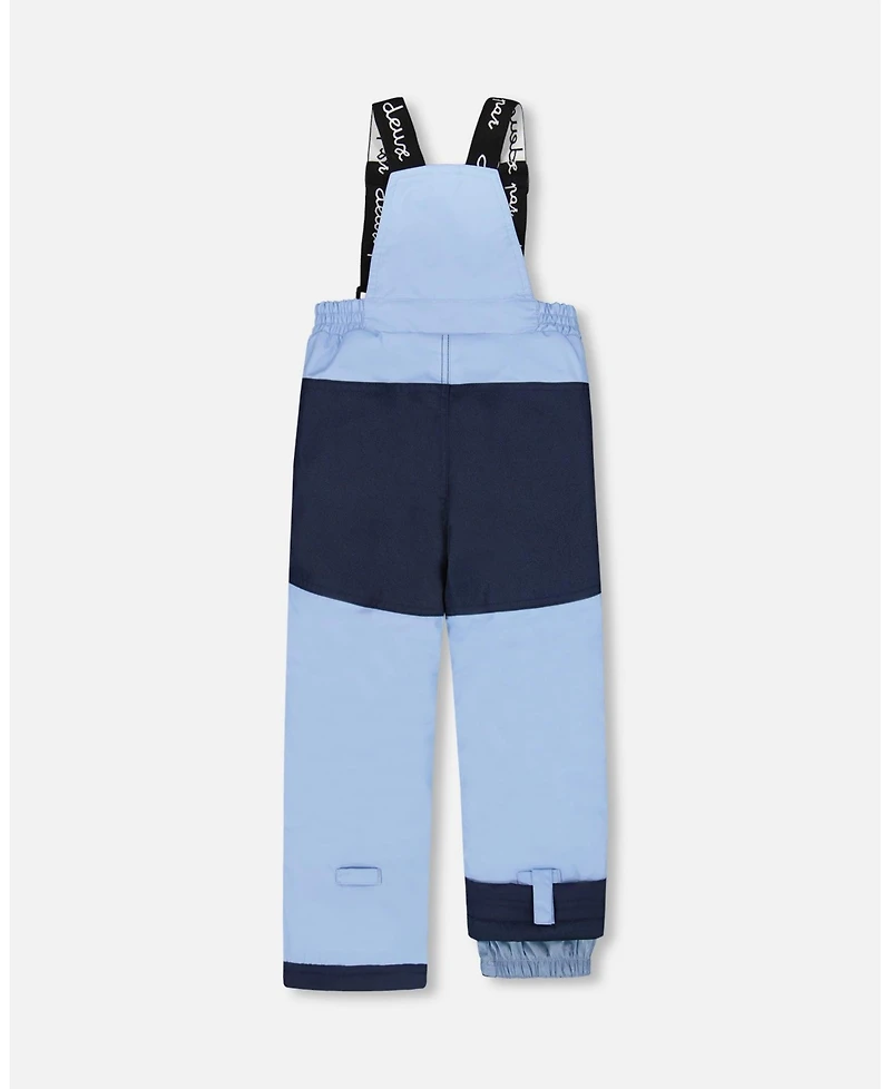 Deux par Girl Two-Piece Discover Snowsuit with Printed Jacket Light Blue - Toddler|Child