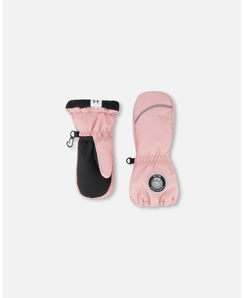 Deux par Girl Winter Mittens Play Dusty Pink