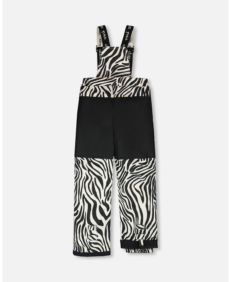 Deux par Girl Two-Piece Play Snowsuit with Printed Pants Lavender
