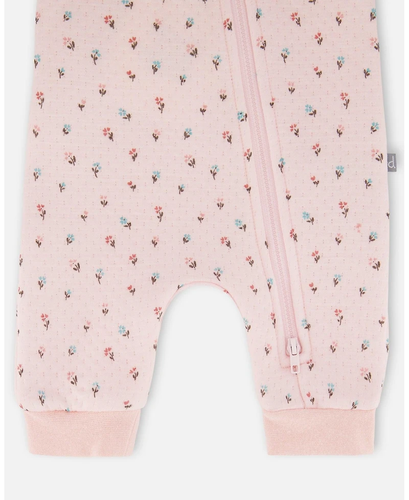Deux par Baby Girl Cotton One-Piece and Romper Pink Mini Floral