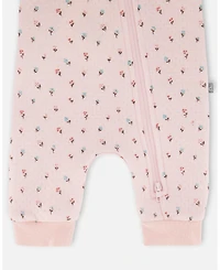 Deux par Baby Girl Cotton One-Piece and Romper Pink Mini Floral