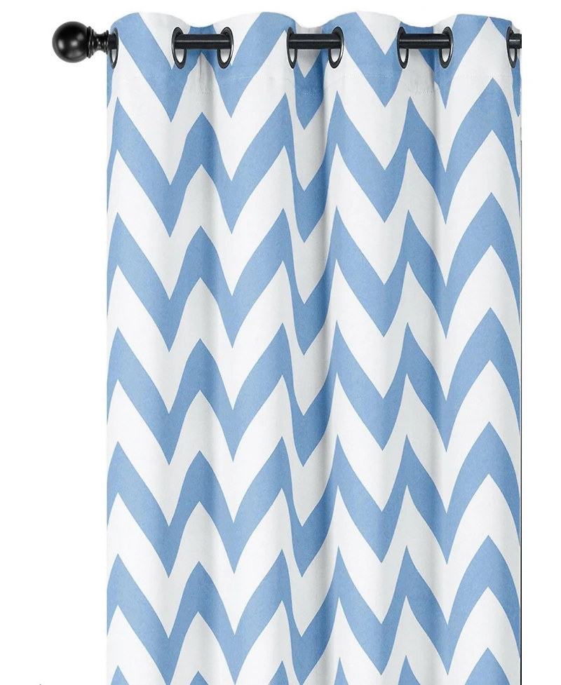 GoodGram 2 Pack: Hotel Thermal Grommet 100% Blackout Curtains - 52 in. W x 95 L