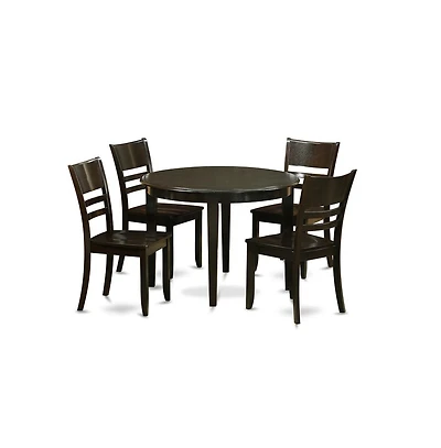 East West Furniture 5 Pc small Kitchen Table and Chairs set-Dining Table and 4 Dining Chairs