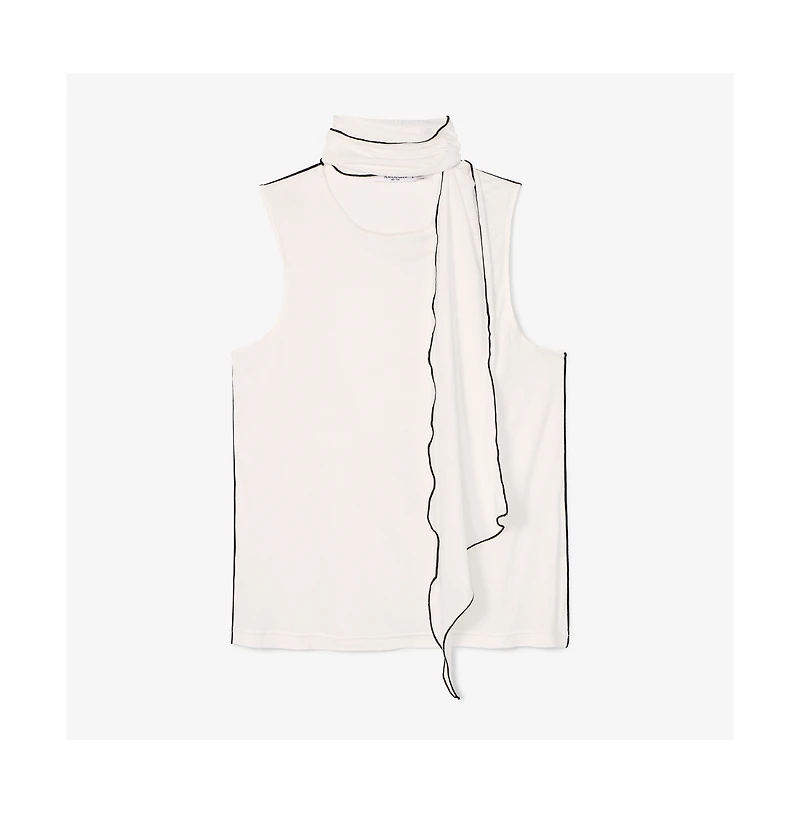 M.m.LaFleur Women's Felicity Scarf Tank - Cloud Jersey