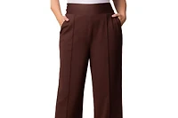 Kiyonna Women's Plus Polished Ponte Wide Leg Pants