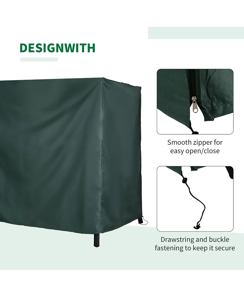 Garden Furniture Protector Uv Wind Water Patio Swing Chair Cover Large Outdoor