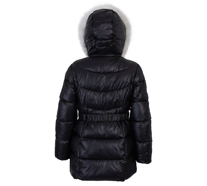 Michael Kors Big Girls Belted Stadium Puffer Jacket