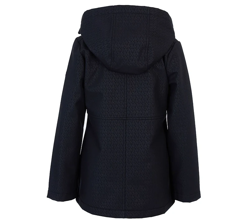 Michael Kors Toddler and Little Girls Asymmetric Zip Softshell Jacket
