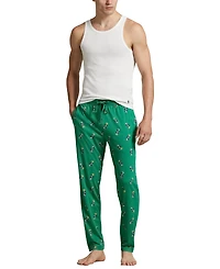 Polo Ralph Lauren Men's Rib Waistband Bear Knit Pajama Pants