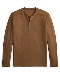 Polo Ralph Lauren Men's Long Sleeve Herringbone Henley Sleep Shirt