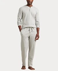 Polo Ralph Lauren Men's Long Sleeve Herringbone Henley Sleep Shirt