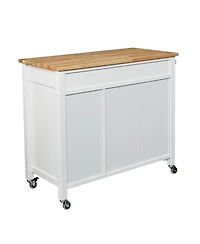 Slickblue Rolling Kitchen Cart with Storage Shelves, Drawer, and Lockable Wheels for Home Use