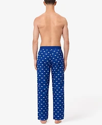 Lacoste Men's Woven Logo Pajama Pants
